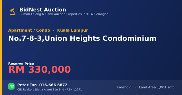 公寓 · No. 7-8-3, Union Heights Condominium