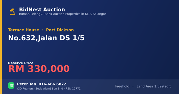 Terrace House · No. 632, Jalan DS 1/5