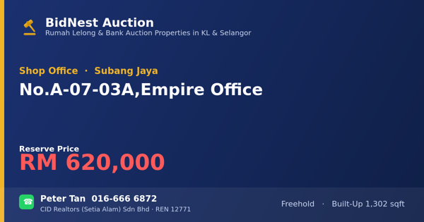 Shop Office · No. A-07-03A, Empire Office