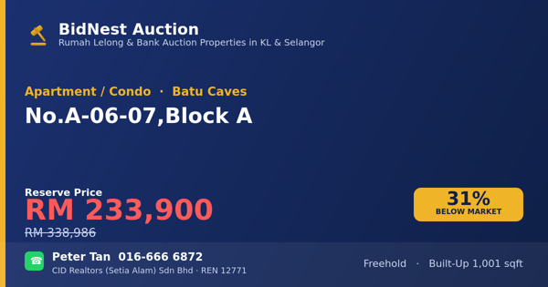 公寓 · No. A-06-07, Block A