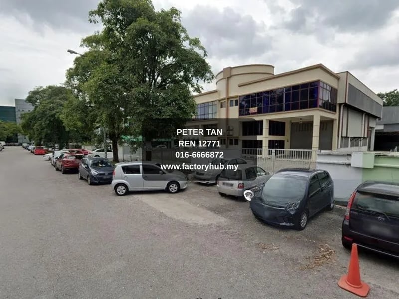 Factory For Sale - Shah Alam Freehold Semi-D Factory for Sale – RM8M 7600sf - Shah Alam, Selangor