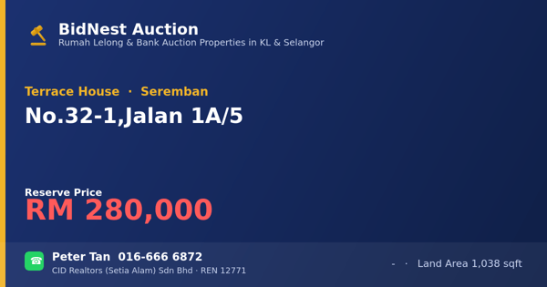 Terrace House · No. 32-1, Jalan 1A/5