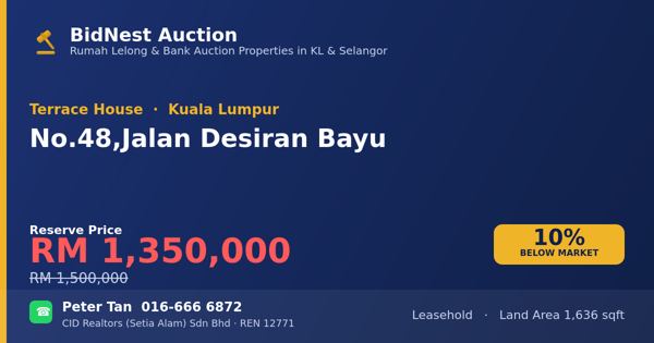 Terrace House · No. 48, Jalan Desiran Bayu