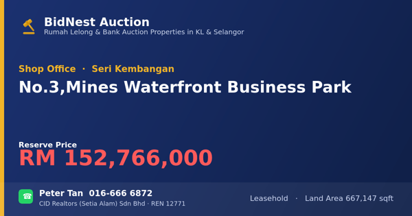 Kedai Pejabat · No. 3, Mines Waterfront Business Park