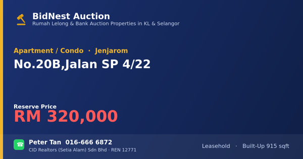 Apartment / Condo · No. 20B, Jalan SP 4/22