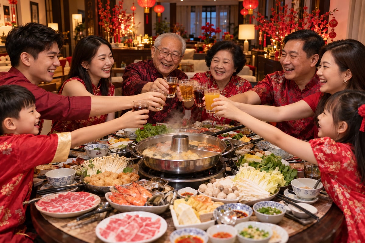Three generations at a reunion dinner: legacy planning