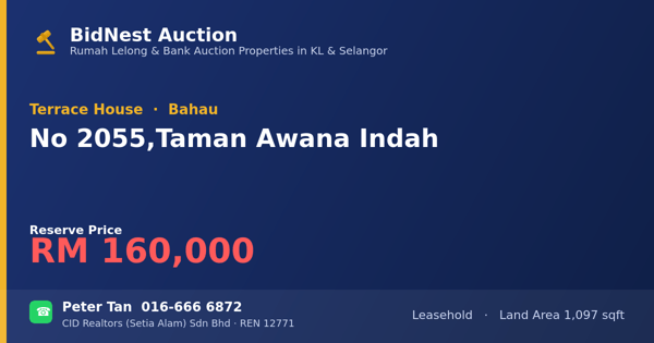 Terrace House · No 2055, Taman Awana Indah
