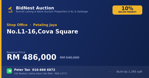 Kedai Pejabat · No. L1-16, Cova Square