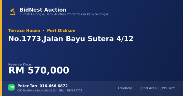 Rumah Teres · No. 1773, Jalan Bayu Sutera 4/12