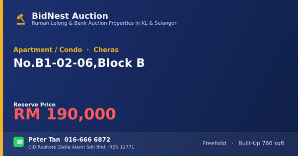 公寓 · No. B1-02-06, Block B