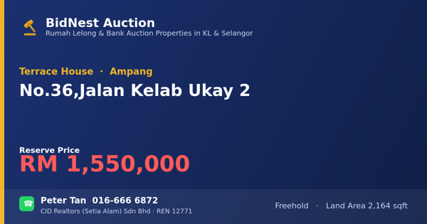Terrace House · No. 36, Jalan Kelab Ukay 2