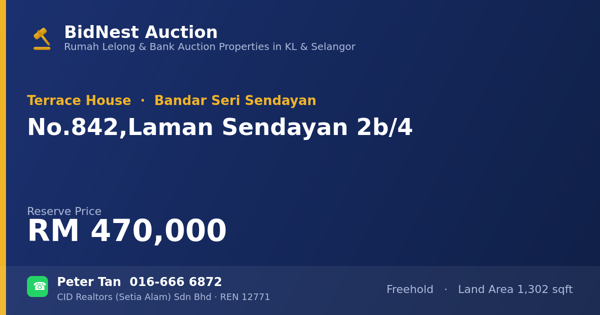 Rumah Teres · No. 842, Laman Sendayan 2b/4