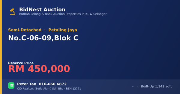 Semi-Detached · No. C-06-09, Blok C