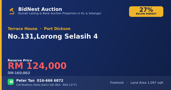 Terrace House · No. 131, Lorong Selasih 4