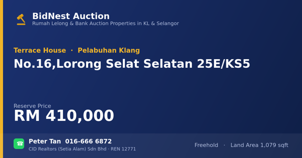 Rumah Teres · No. 16, Lorong Selat Selatan 25E/KS5