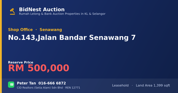 店屋 · No. 143, Jalan Bandar Senawang 7