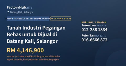 Tanah Untuk Dijual - Tanah Industri Pegangan Bebas untuk Dijual di Batang Kali, Selangor - Batang Kali, Selangor