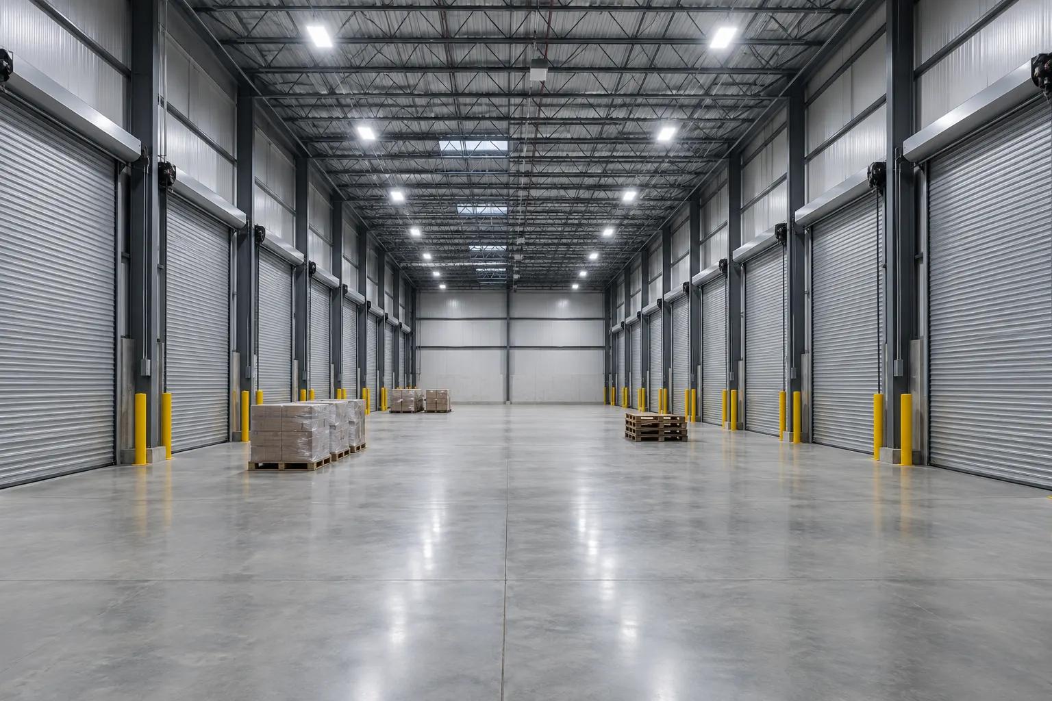Reference image of a racked warehouse