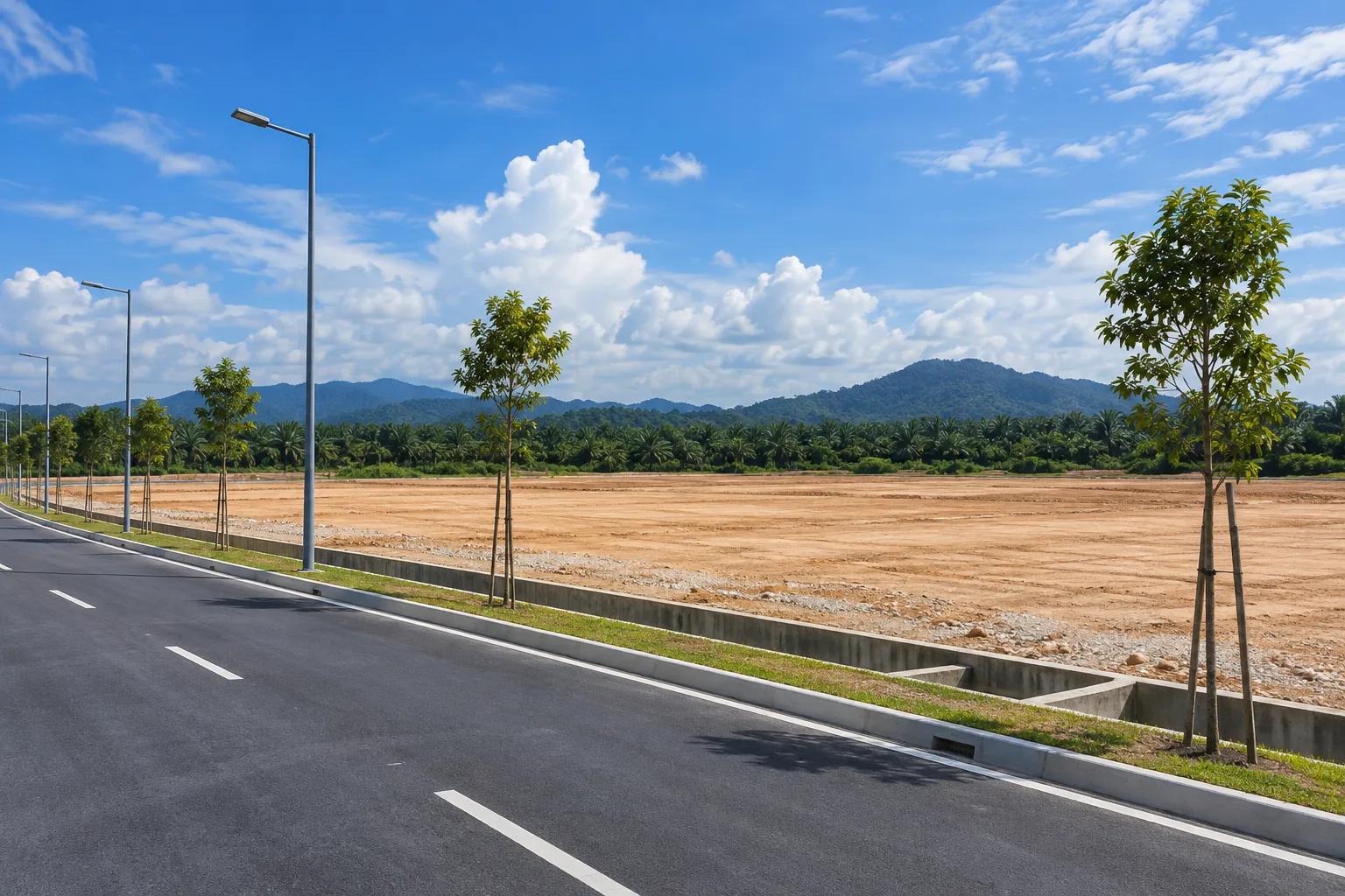 Reference image of vacant industrial land