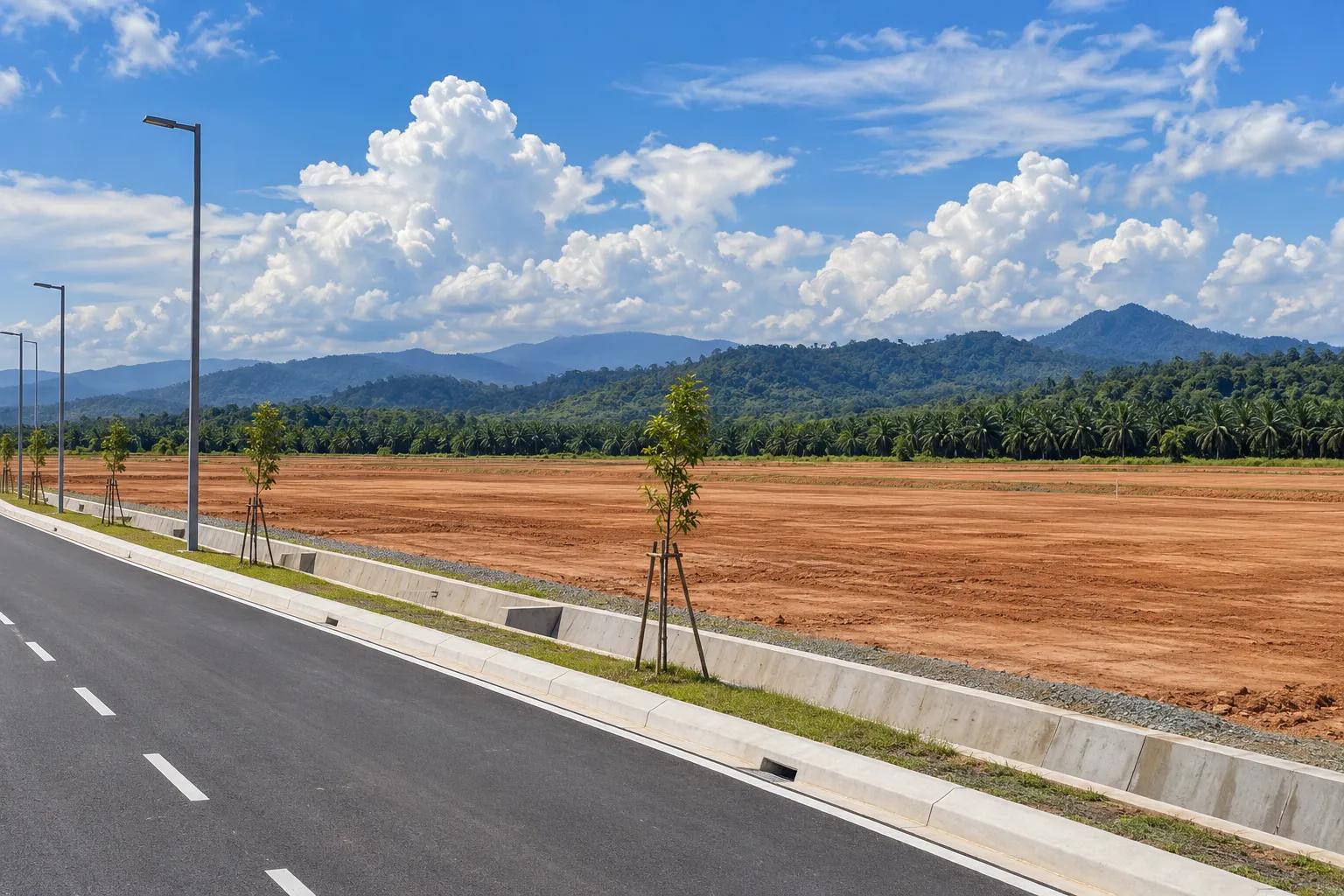 Reference image of vacant industrial land