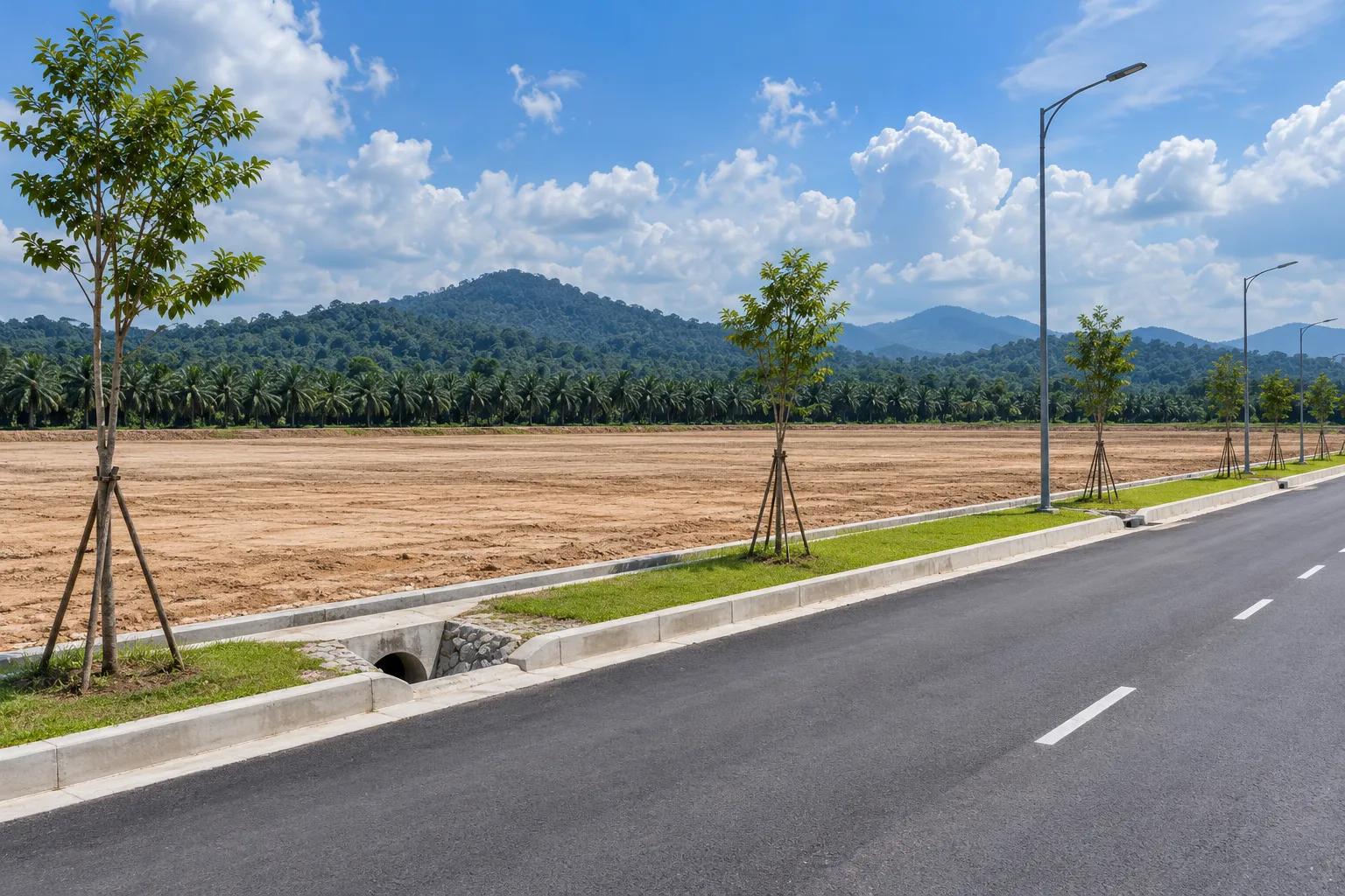 Reference image of vacant industrial land