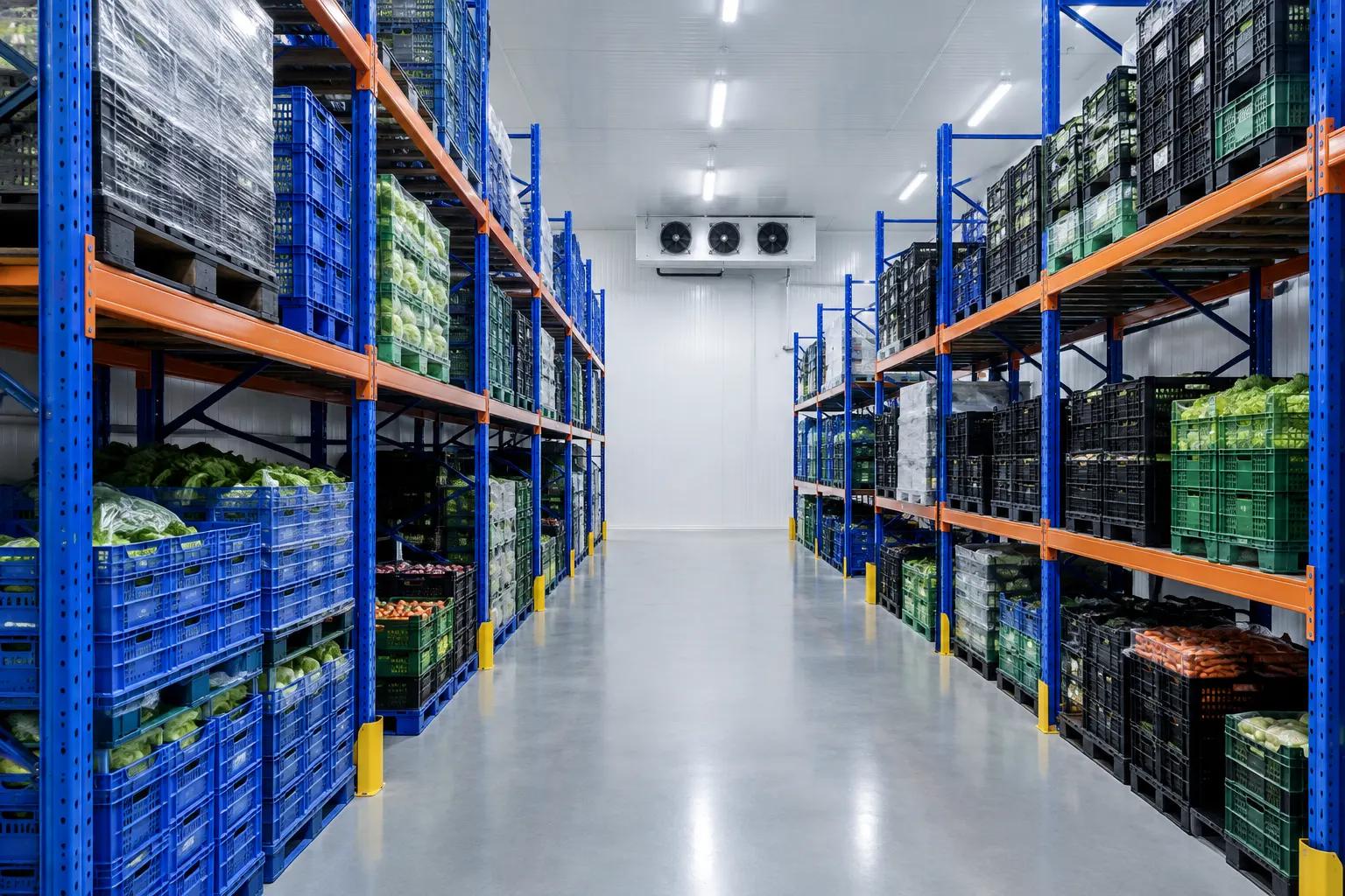 Reference image of a warehouse loading area