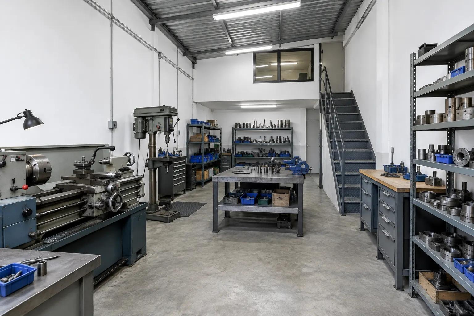 Reference image of a light-industry workshop