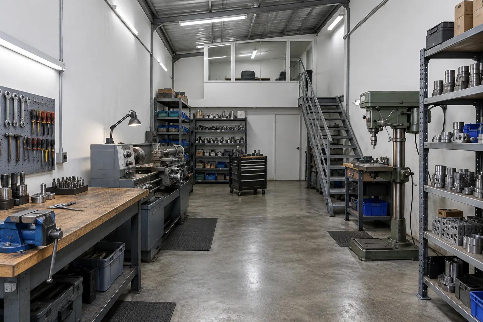 Reference image of a light-industry workshop