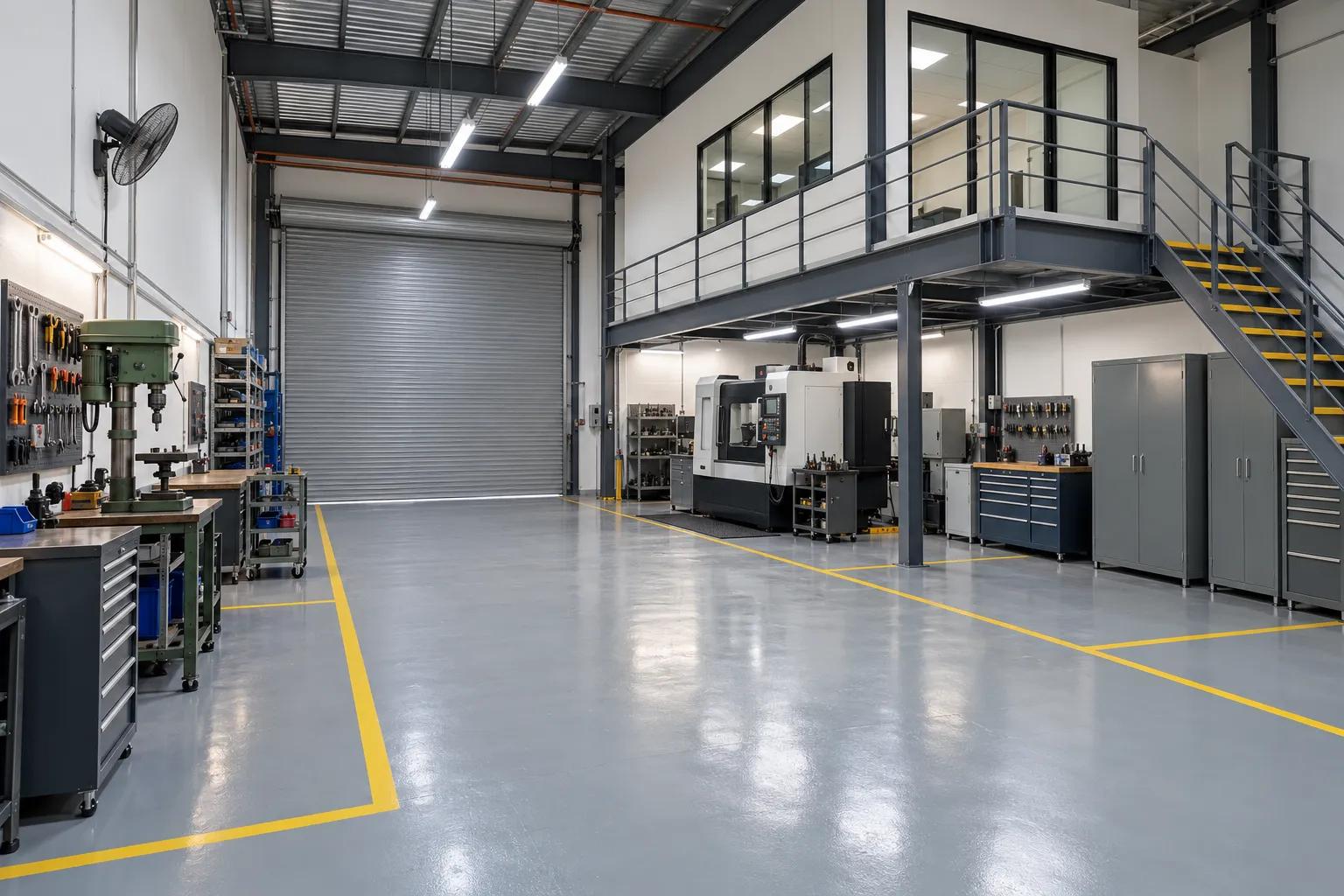 Reference image of a light-industry workshop