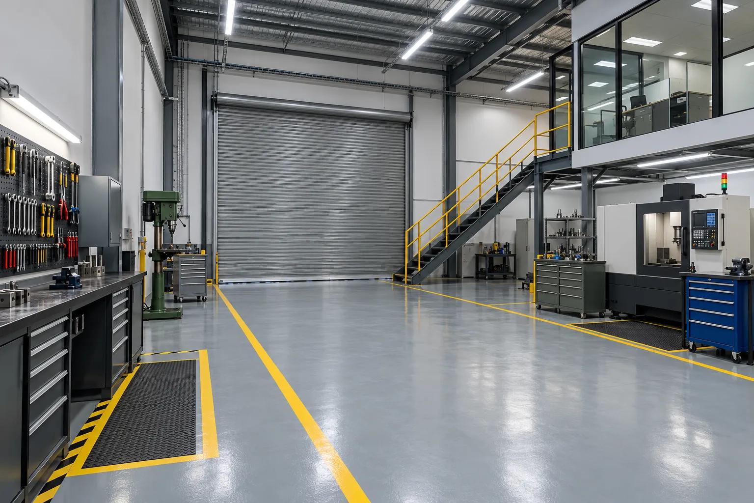 Reference image of a light-industry workshop