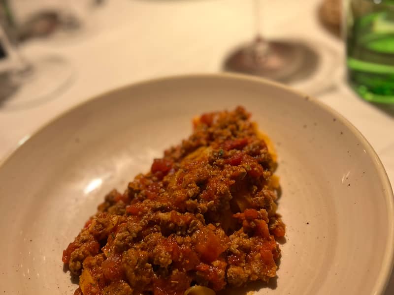 Pasta Fresca mit Weideschweinragout