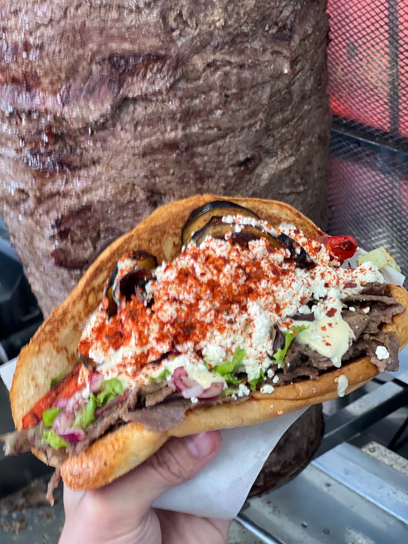 Steak Döner Kebab mit Grillgemüse