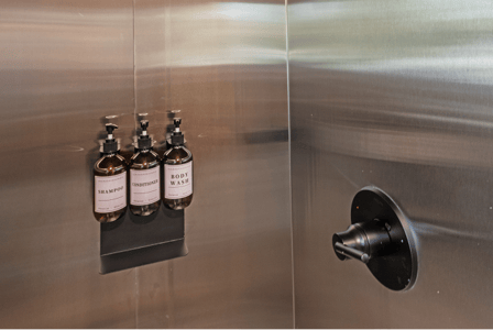 Private Shower & Toiletries