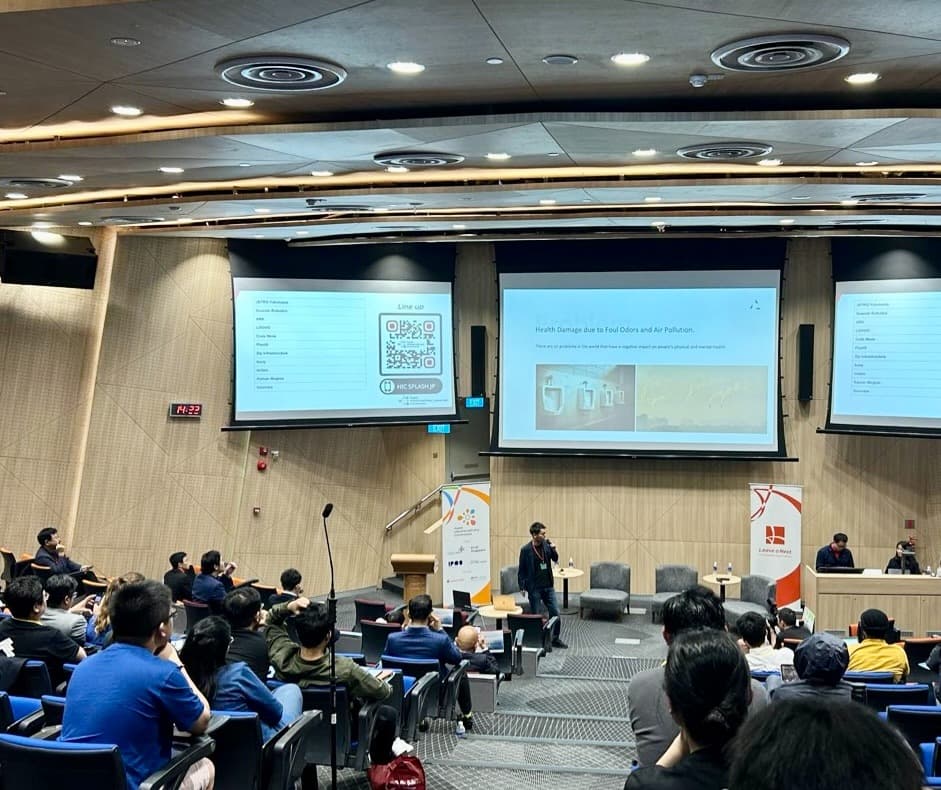 Our company, Kenji, is on stage.