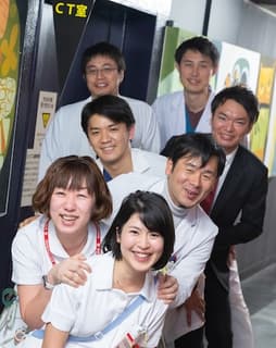 江戸川病院の皆様と太田の写真