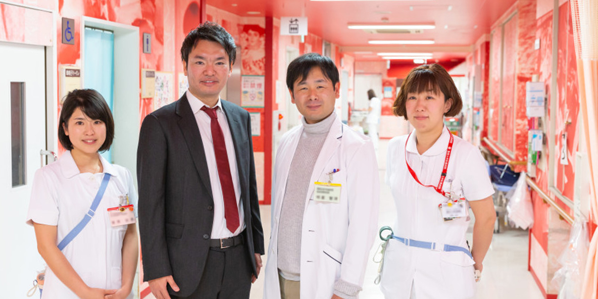 We started a clinical study at Edogawa Hospital to design a "more comfortable and happy space" with the power of fragrances