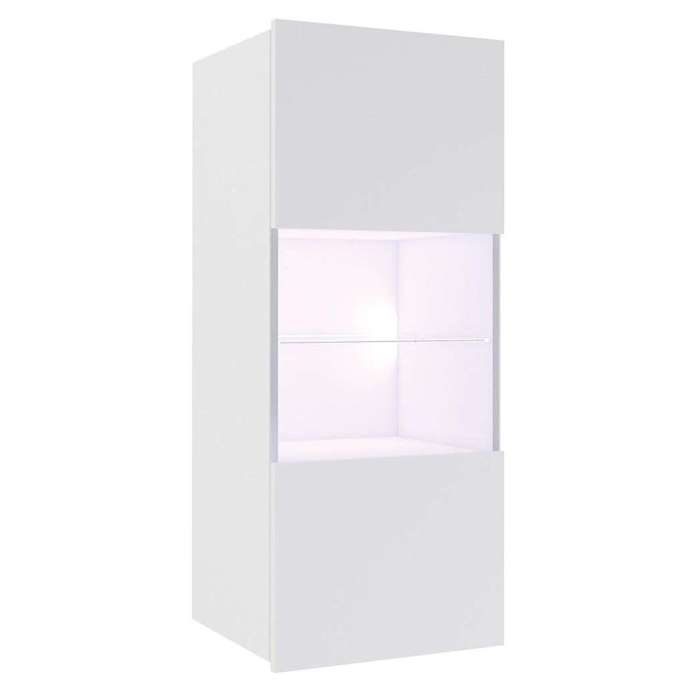 Hanging display cabinet COLAMBRINI in white