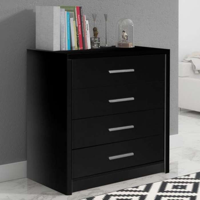 chest of drawers GENEWA 1 in black