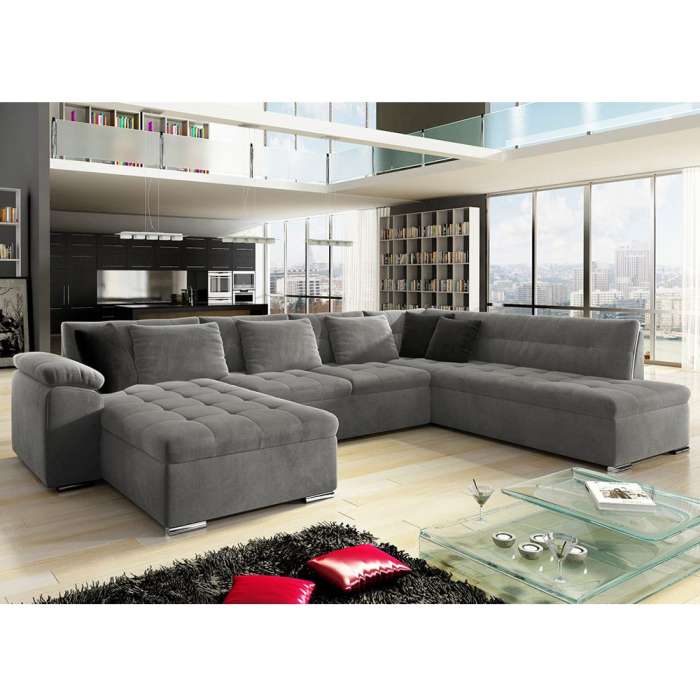 The NISA BIS in dark grey in a modern living room.