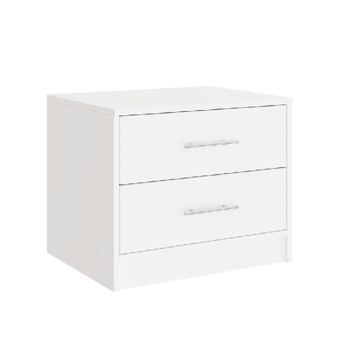 Bedside table BREMA in white