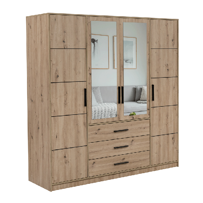 Wardrobe KOS D4 in oak artisan
