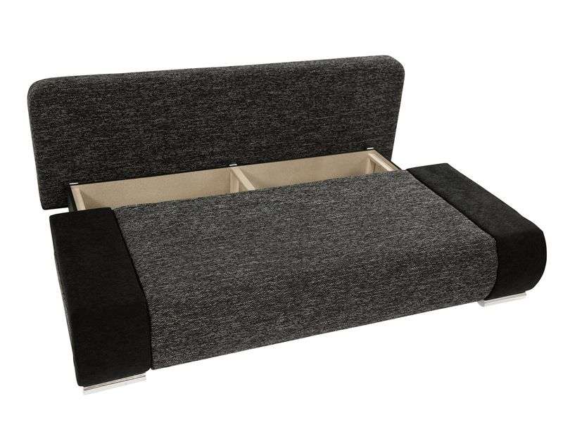 Sofa Bed EMILY Alova 04 + Lawa 06 showing storage container
