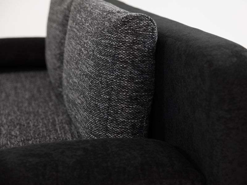 close up of the backrest on the Sofa Bed EMILY Alova 04 + Lawa 06