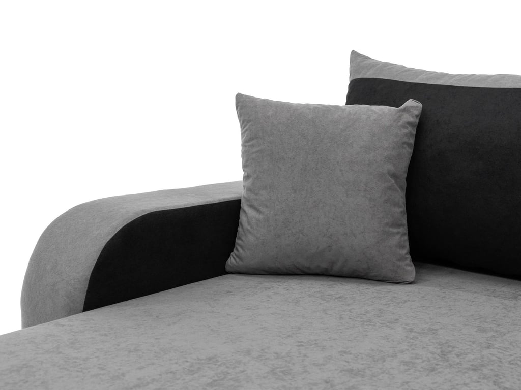 Close up of the cushions on corner sofa bed KIRK U