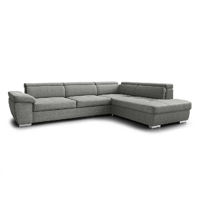 Corner Sofa Bed REGINI 1 in Aragon 83 fabric