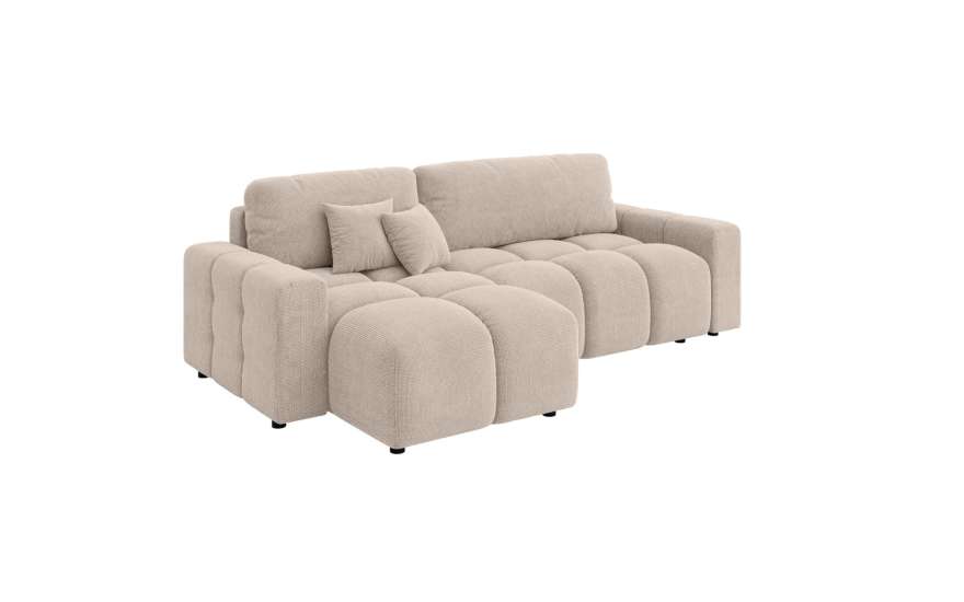 Corner Sofa Bed LAINEY Beige