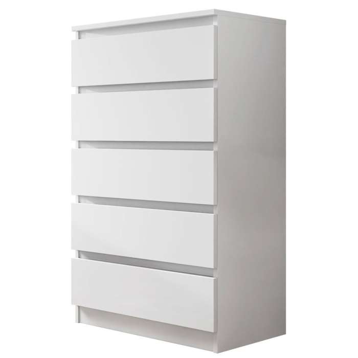 Chest of drawers MOLAMA M5 in white