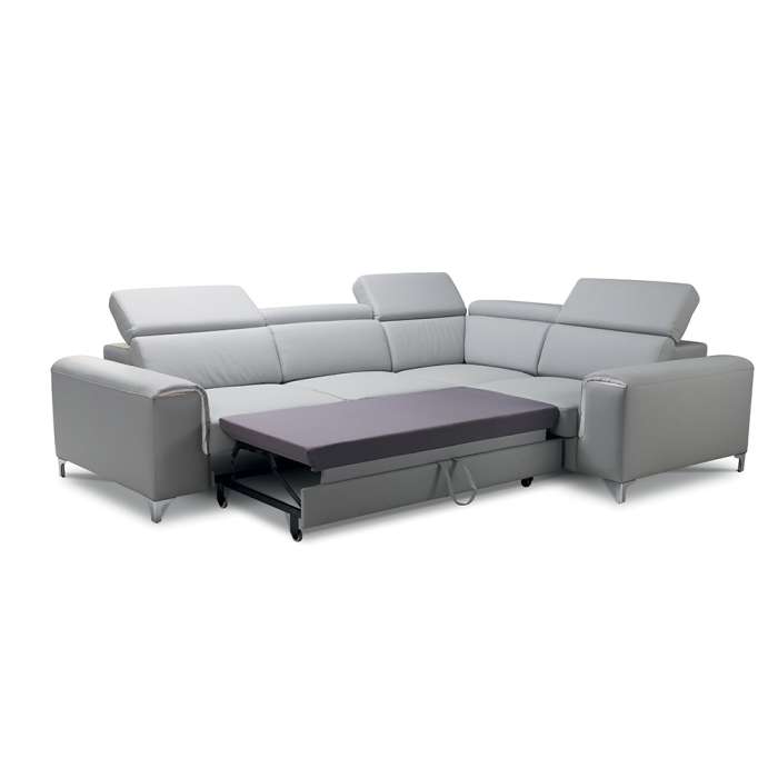 Corner sofa bed GIFU showing sleeping function