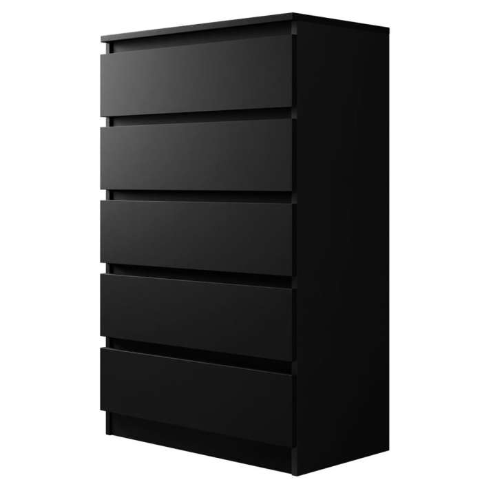 chest of drawers MOLAMA M5 in black