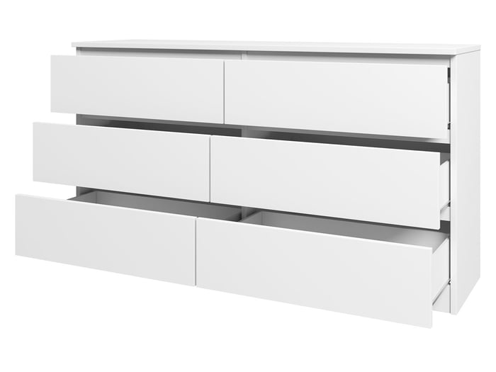 Chest of Drawers MOLAMA M6 140 showing drawers slightly open